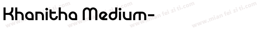 Khanitha Medium字体转换